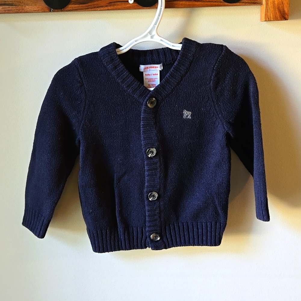 Joe Fresh 12-18m Navy Sweater